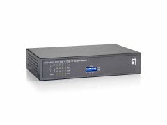 FGP-1000W90 10-Port Fast Ethernet PoE Switch, 1 x Gigabit RJ45, 1 x Gigabit SFP, 802.3af/at PoE, 8-Port PoE Outputs, 90W Power Budget