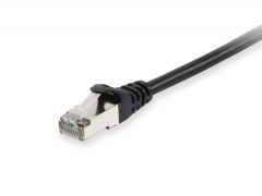 606102 Cat.6A S/FTP Patch Cable, 0.5m, Black