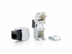 769211 Premium Cat.6 Unshielded Keystone Jack Toolfree, 8pcs/Set