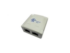 235212 Premium 2-Port Cat.6 Surface Mount Box, unshielded