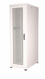 Equip Basic Flex 19" Freistehender Serverschrank, 42HE, 600x1000mm, mit High-Flow perforierter Fronttür, herausnehmbare und abschließbare Paneele, montiert, RAL7035 Grau