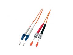 254215 LC/ST Fiber Optic Adapter Cable- OM1/OM2, 5.0m , 50/125µ