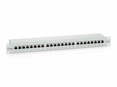 326324 Panel de conexión blindado Cat.6 Premium de 24 puertos, gris claro