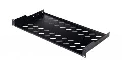 EQUIP FIXED SHELF 19', 1U, 400MM, NEGRO