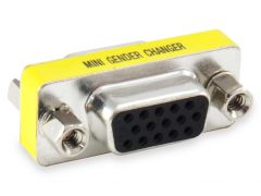 124321 HD15 VGA Gender Changer Coupler Female to Female