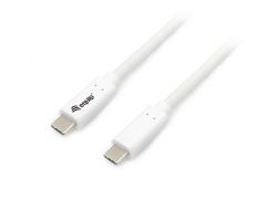 128362 USB 3.2 Gen 1 C auf C Kabel, M/M,  2.0m, PD 60W, 5Gbps, Weiß