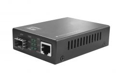 GVT-2012 Convertidor de medios Gigabit RJ45 a SFP, PoE PSE