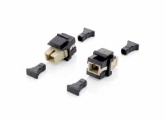 125572 Fiber Optic Keystone Adapter, SC Simplex, 8pcs/Set