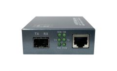 Convertitore multimediale da RJ45 a SFP Gigabit GVT-2012, PoE PSE