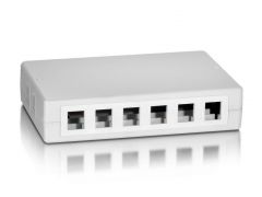 125460 12-Port Keystone Jack Surface Mount Box