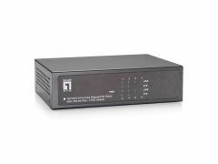 FEP-0812, Switch PoE Fast Ethernet a 8 porte, PoE 802.3at/af, 4 uscite PoE, 65W