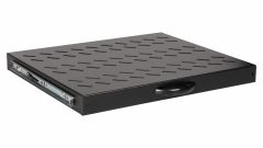 EQUIP ESTANTE DESLIZANTE 19', 1U, 600MM, NEGRO