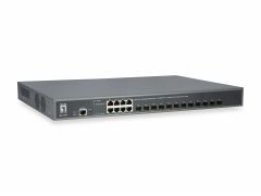 GTL-2091 Switch Gigabit L3 gestito a 20 porte, 12 x 10GbE SFP+, 8 x Gigabit RJ45, alimentatore ridondante