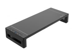 650883 Ergonomischer Monitorständer mit USB (USB-A x 4, USB-C x 1)