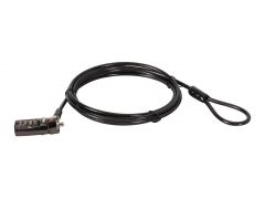 CUSTODIO01BN Candado de combinación para computadora portátil, ranura de seguridad Nano, 1.8m