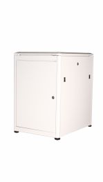 Armario de servidor independiente Equip Dynamic Flex de 19", 16U, 600x800mm, con puerta de cristal, paneles extraíbles y con cerradura, montado, gris RAL7035