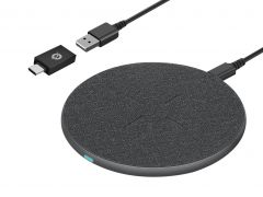 GORGON03G Almohadilla de carga inalámbrica de 15 W, adaptador USB-C incluido.