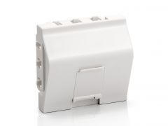 761311 French Modular Faceplate - Angled Insert