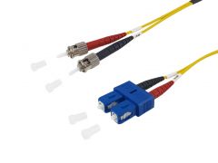 Cable de conexión de fibra óptica ST/SC 252331, OS2, 1,0 m
