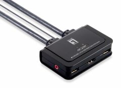 KVM-0290 Switch KVM USB HDMI a 2 porte con cavo