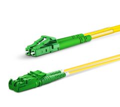 255106 E2000/APC to LC/APC Fiber Cable, SM, 10m