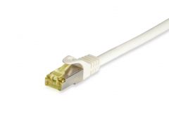 605717 Cat.6A Pro S/FTP Patchkabel mit Cat.7-Rohkabel, 0.5m, Weiss