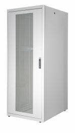 Equip Basic Flex 19" Freistehender Serverschrank, 42HE, 800x1000mm, mit perforierter Stahlfronttür, abnehmbare und abschließbare Paneele, montiert, RAL7035 Grau