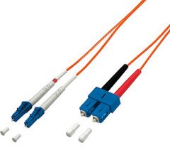 254321 LC/SC Fiber Optic Adapter Cable- OM1, 1.0m , 62.5/125µ