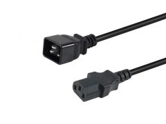 112141 High Quality Power Cord, C20 to C13, 3.0m