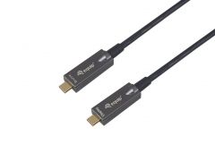 119462 USB-C Aktives optisches Kabel, 10m, PD 60W, 4K/60Hz, 10Gbps, Video+Data+PD