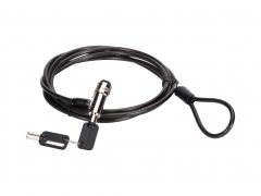 CUSTODIO02BN Candado para computadora portátil con llave, Nano Lock Slot, 1.8m