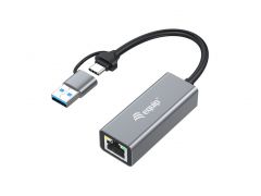 133495 USB-C auf 2,5 Gigabit Ethernet Netzwerk (USB-C+A) Adapter