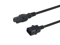 112170 High Quality Power Cord, C14 to C15, 1.8m