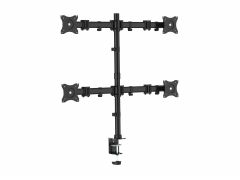 650117 Soporte de Escritorio Articulado para Cuatro Monitores de 13"-27"