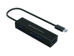 HUBBIES07B Concentrador USB 3.2 Gen 1 de 4 puertos, USB-A x 4, Carcasa de aluminio