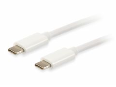 128352 Cavo USB 3.2 Gen 2 da C a C, 2.0 m, PD 60 W, 4K/60 Hz, 5 Gbps, Bianco