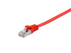 607624 Cat.6A U/FTP Flat Patchkabel, 5m, Rot