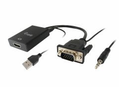 119038 VGA (HD15) to HDMI Adapter with Audio