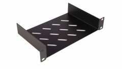 ESTANTE FIJO EQUIP DE 10', 1U, 150MM, NEGRO