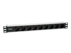 333292 9-Outlet German Power Distribution Unit, Aluminum Shell