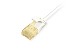 626005 Cat.6A U/UTP Slim-Patchkabel, 2,0m, Weiß