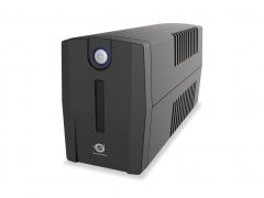 ZEUS02G 850VA 480W SAI, enchufes UK x 2, HID USB, RJ45 In/Out, AVR