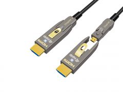 119412 HDMI 2.0 Abnehmbares aktives optisches Kabel Typ D + A, 15m, 4K/60 Hz